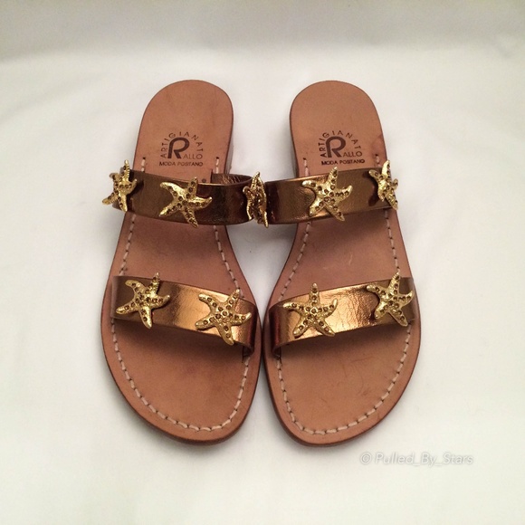 Artigianato Rallo Shoes - Handcrafted Italian Leather Starfish Sandals